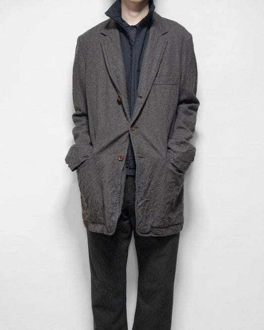 a/w 03 tailored jacket cedar brown