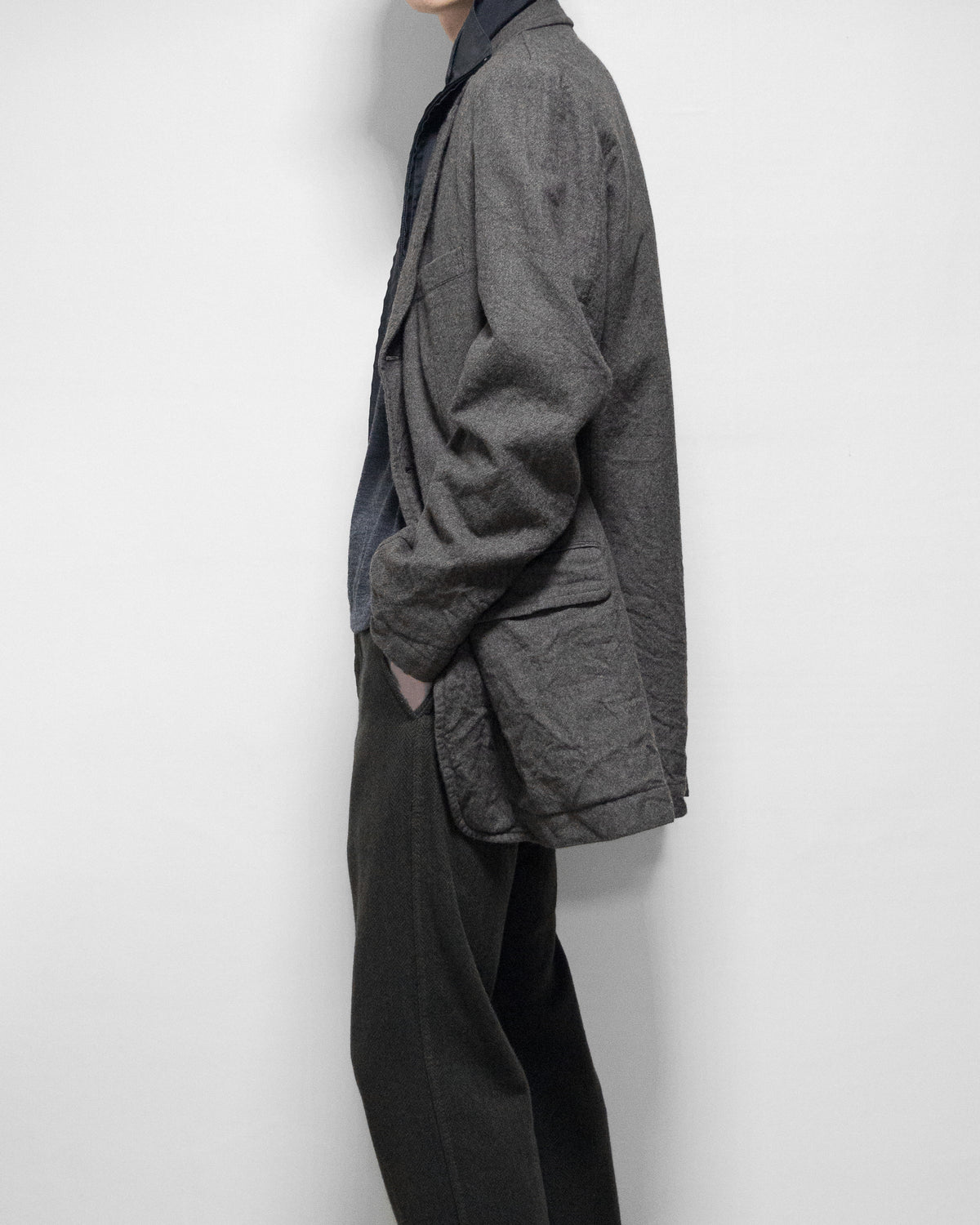 a/w 03 tailored jacket cedar brown