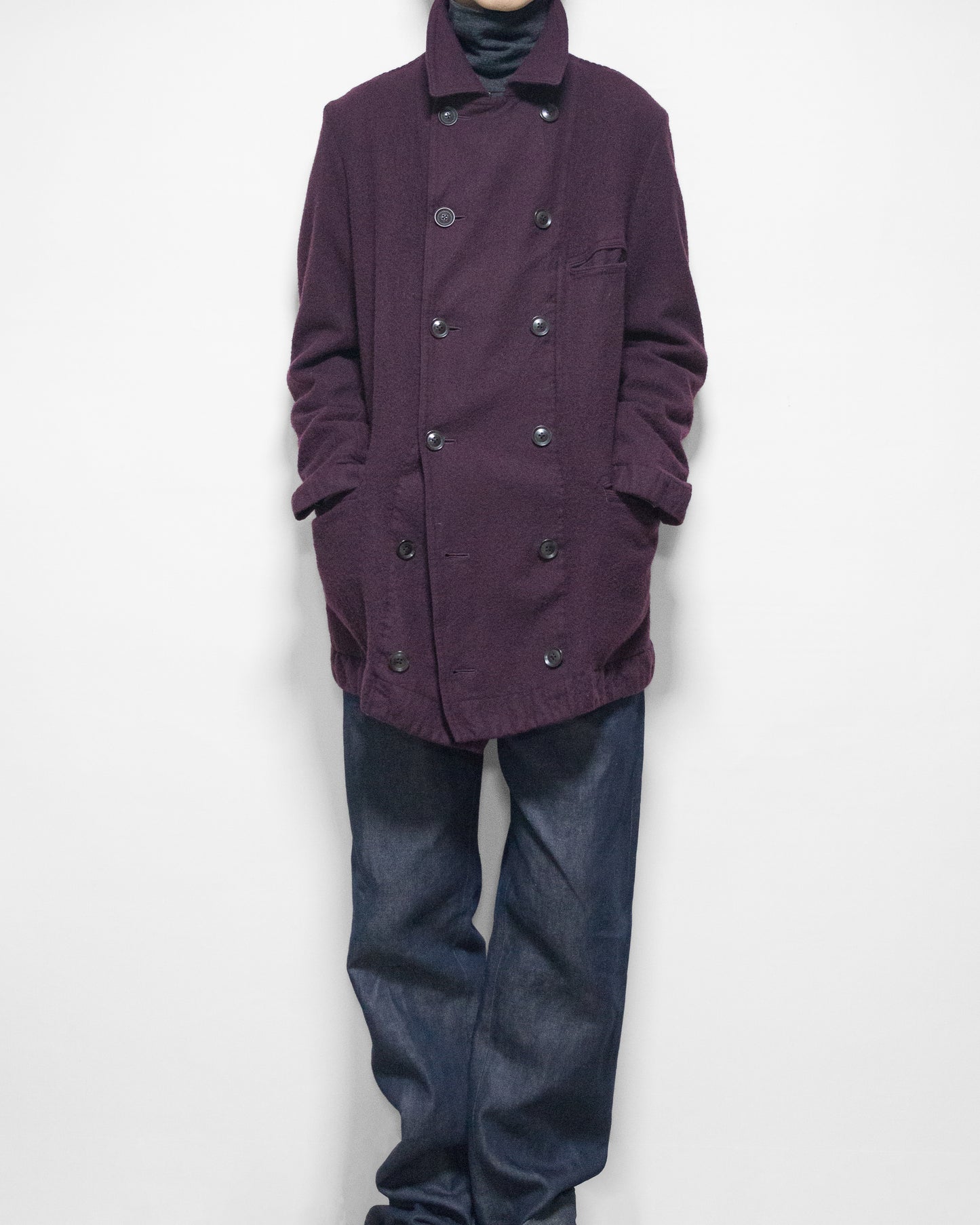 unstructured peacoat mulberry