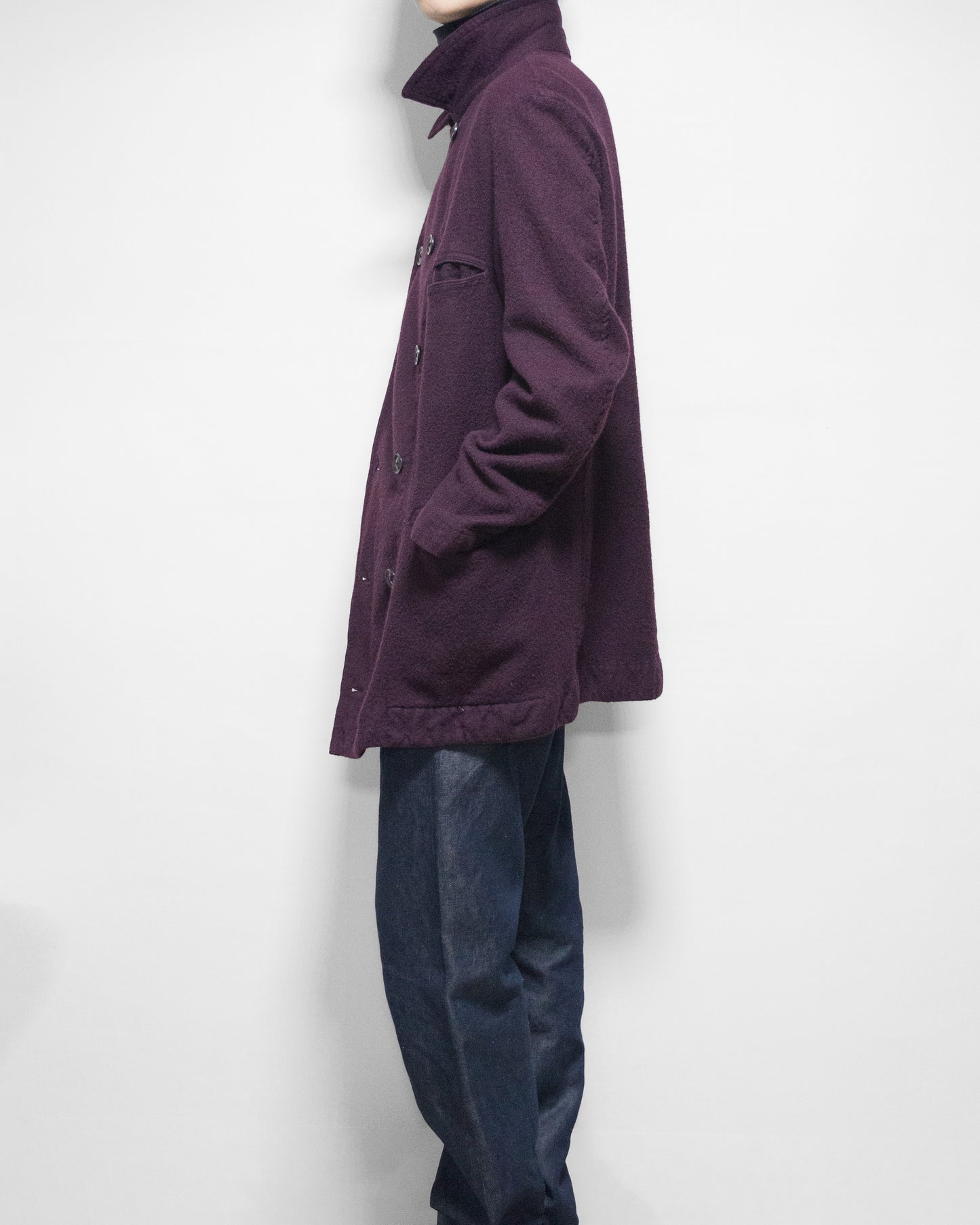 unstructured peacoat mulberry