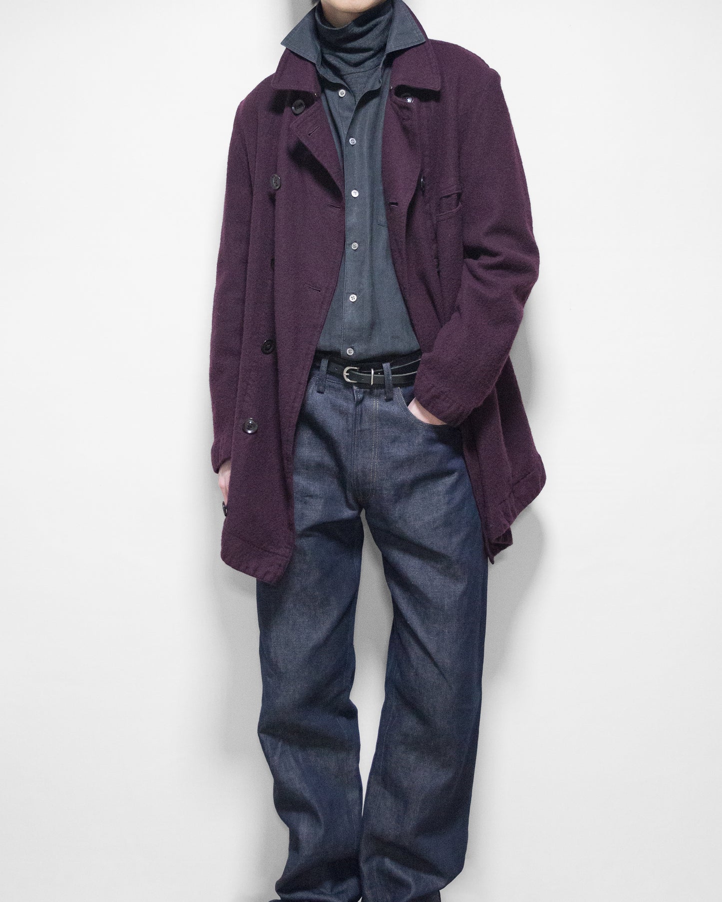 unstructured peacoat mulberry