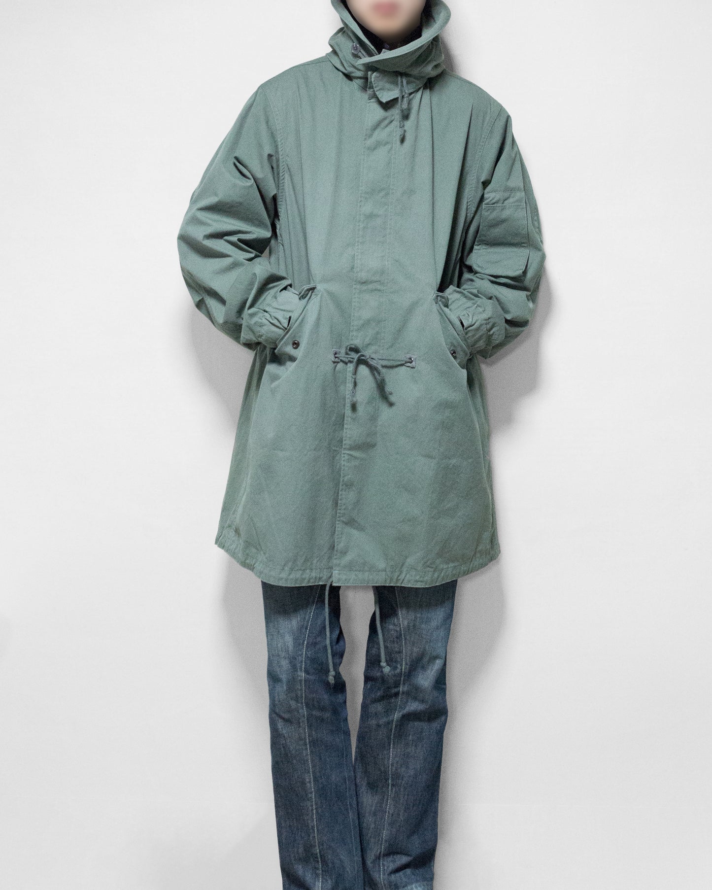 a/w 05 m-65 fishtail parka sage green