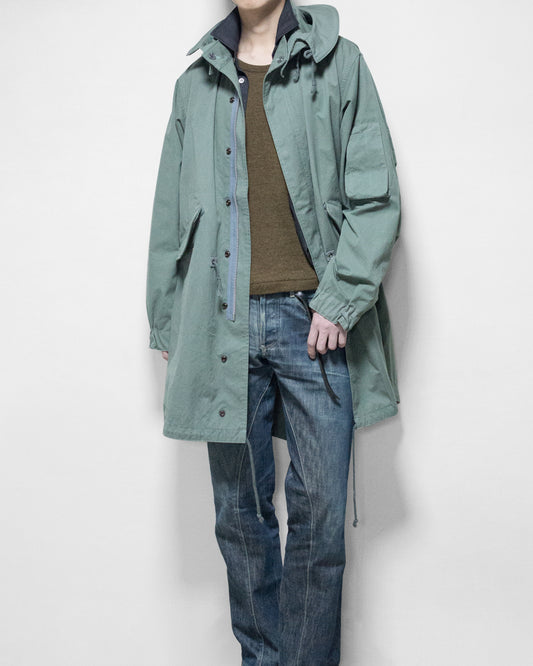 a/w 05 m-65 fishtail parka sage green