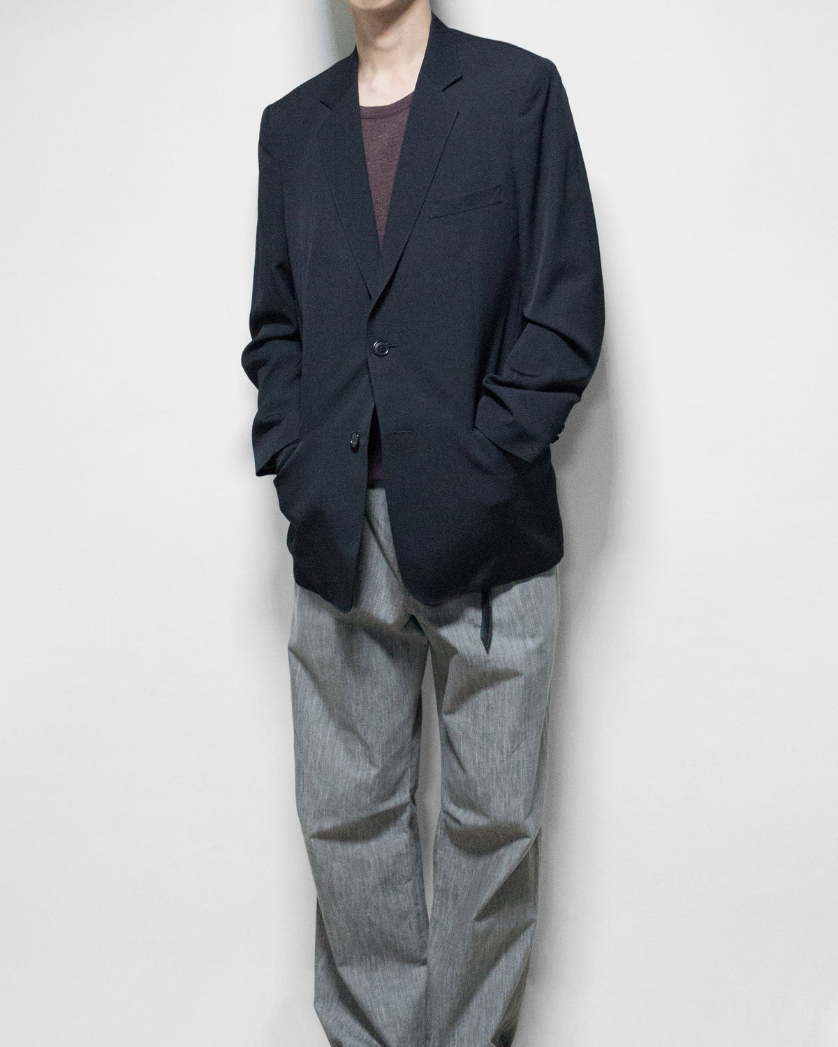 a/w 09 tailored jacket black