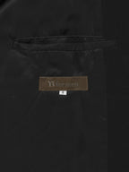 Convertible Collar Coat Black