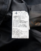 Moto Coat Washed Black