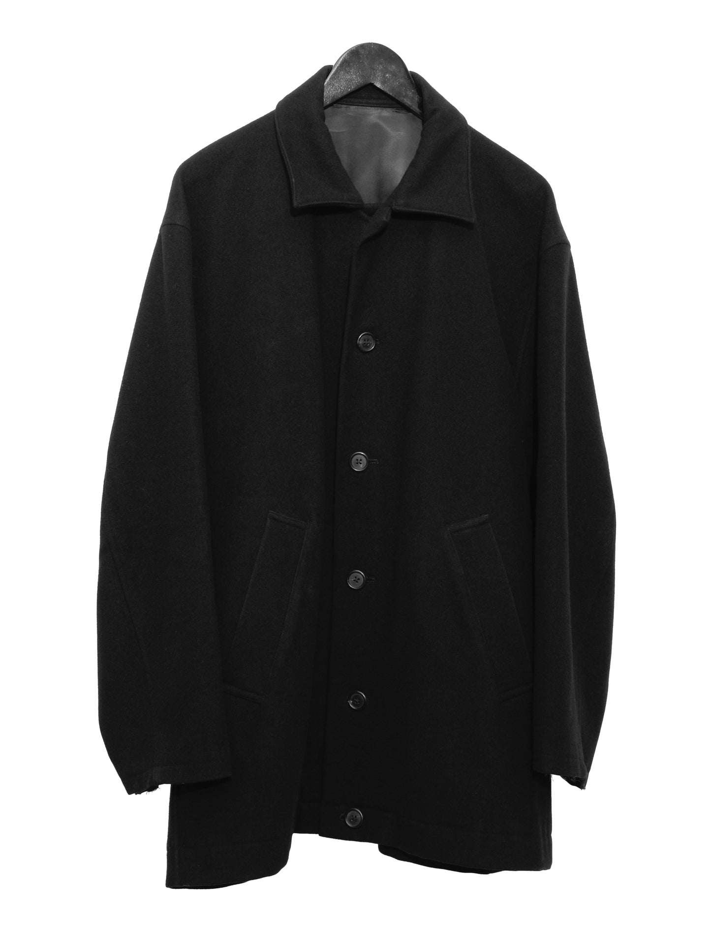 box jacket black ∙ wool ∙ one size