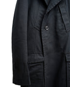 Moto Coat Washed Black