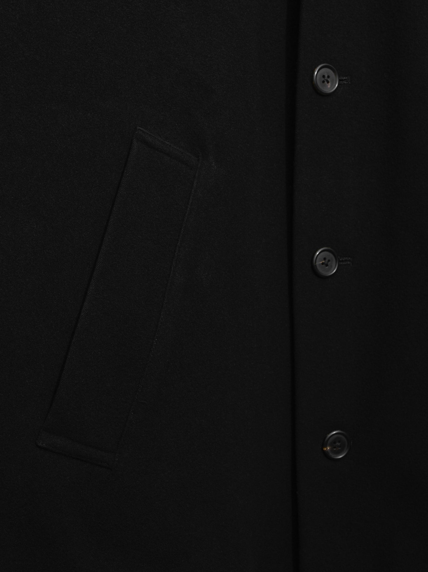 box jacket black ∙ wool ∙ one size