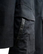 Moto Coat Washed Black