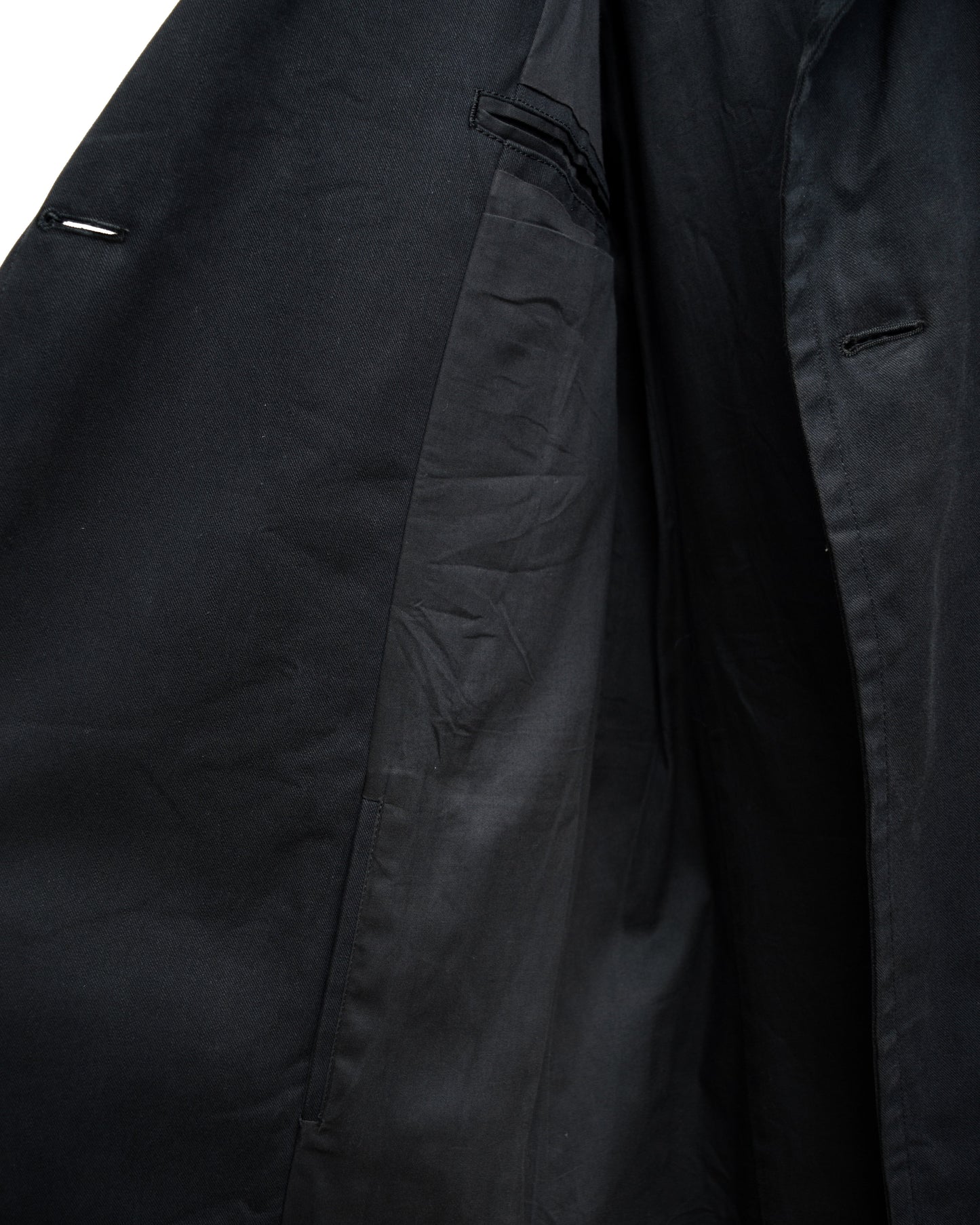 moto coat washed black ∙ cotton ∙ large