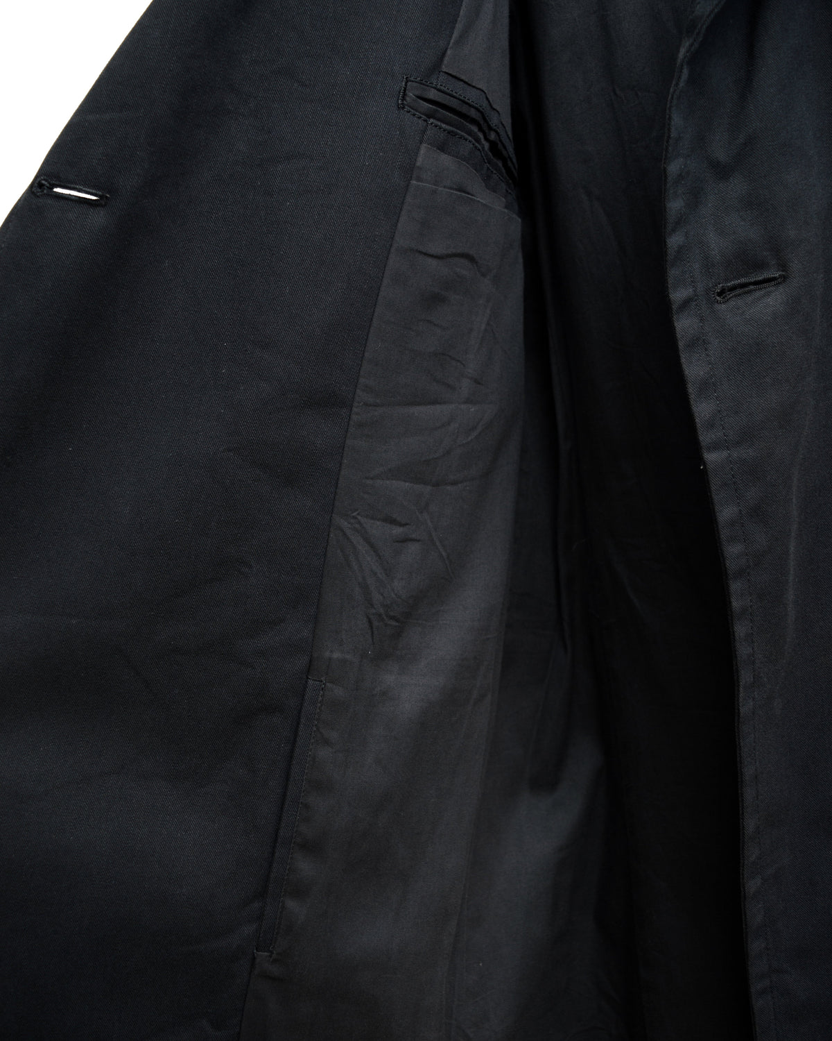Moto Coat Washed Black
