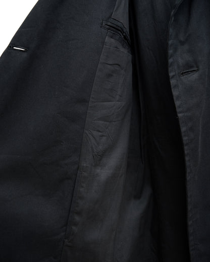 moto coat washed black ∙ cotton ∙ large