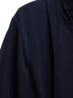 Zip Front Blouson Navy