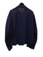 Zip Front Blouson Navy