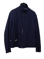Zip Front Blouson Navy