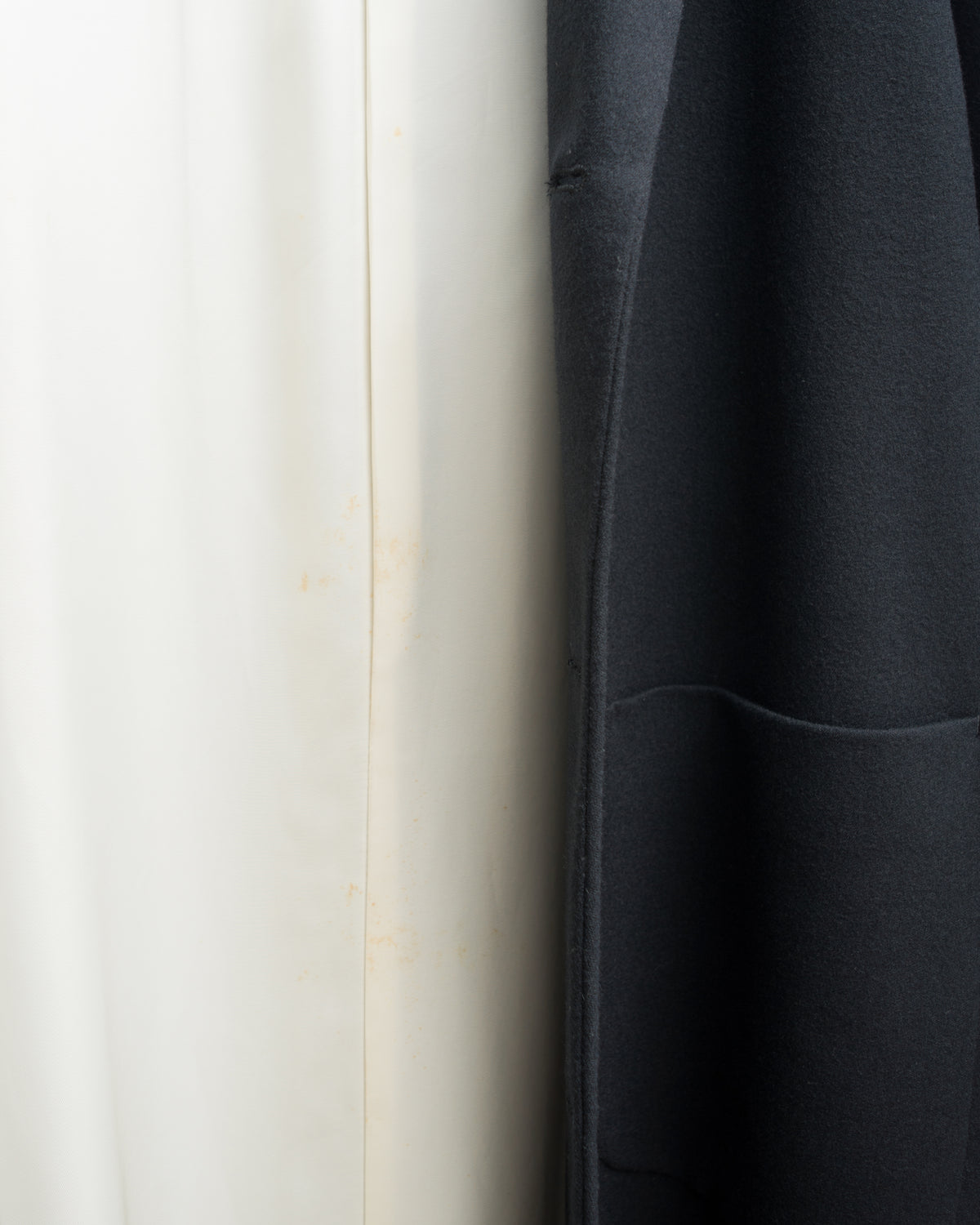 Notch Lapel Coat Black