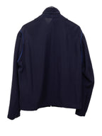 Zip Front Blouson Navy