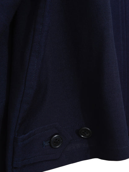 zip front blouson navy ∙ wool rayon ∙ medium