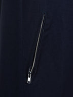 Zip Front Blouson Navy