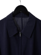 Zip Front Blouson Navy