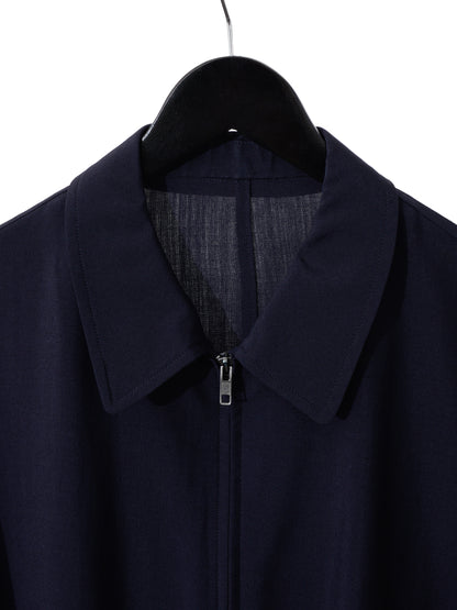 zip front blouson navy ∙ wool rayon ∙ medium