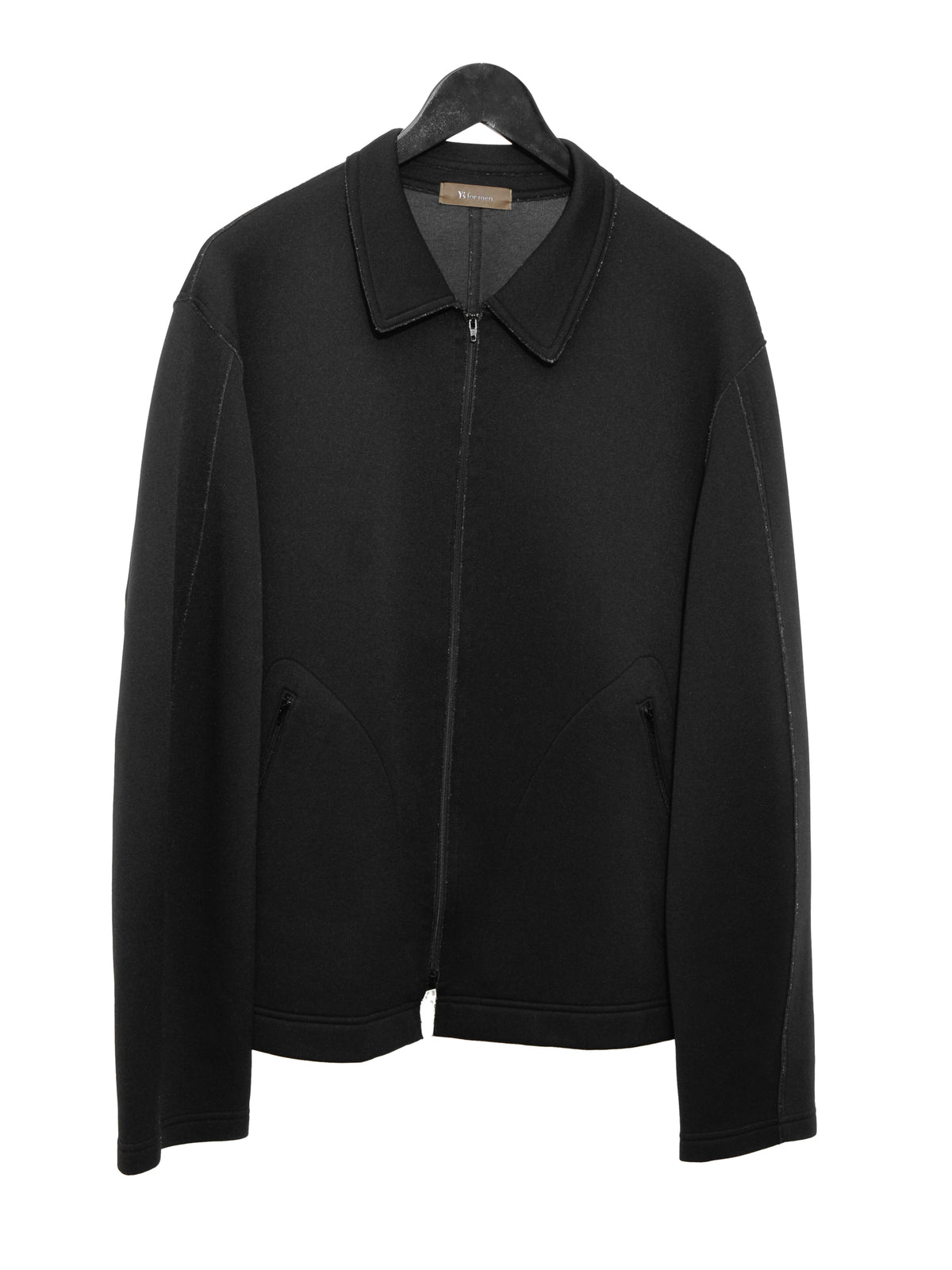 Zip Front Blouson Black