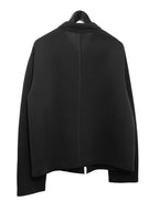 Zip Front Blouson Black