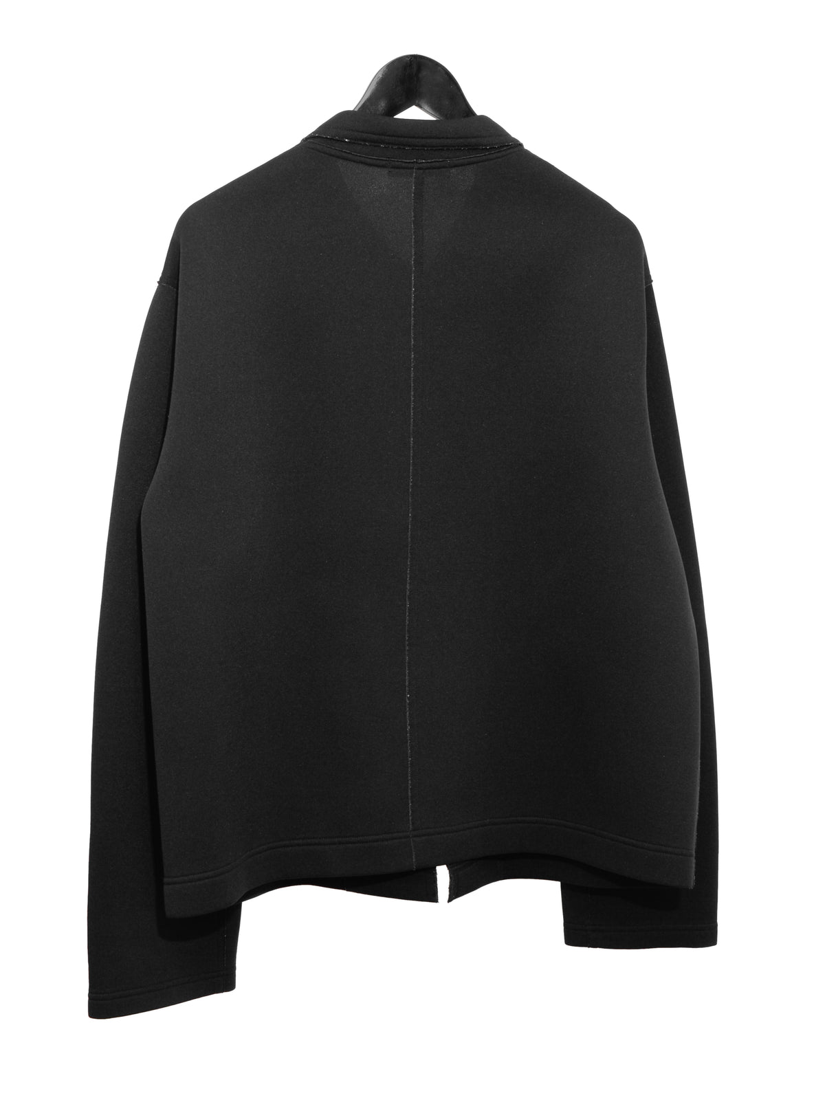 Zip Front Blouson Black