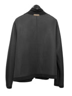 Zip Front Blouson Black