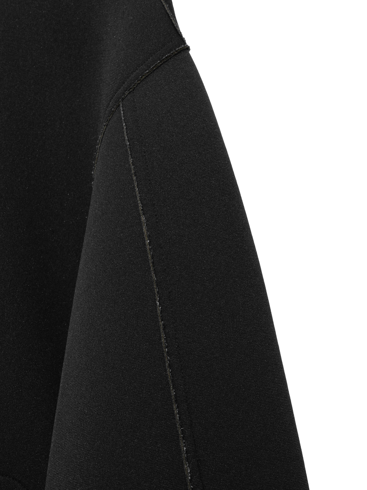 Zip Front Blouson Black