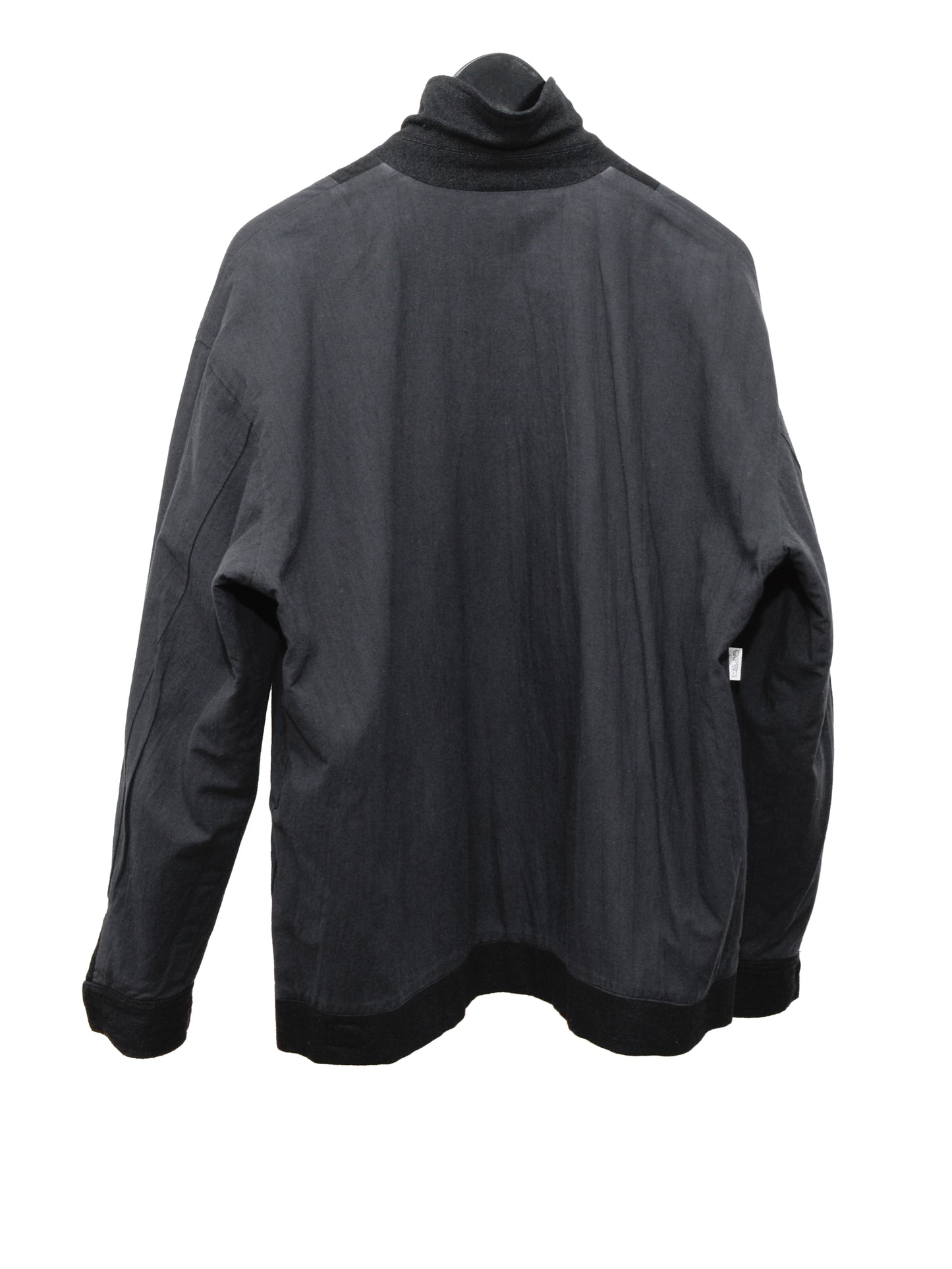 zip front blouson charcoal ∙ wool cotton ∙ one size