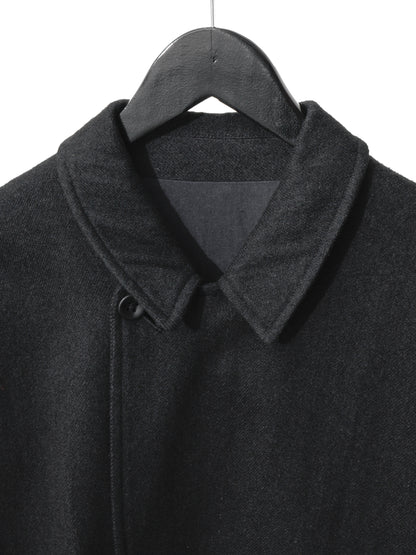 zip front blouson charcoal ∙ wool cotton ∙ one size