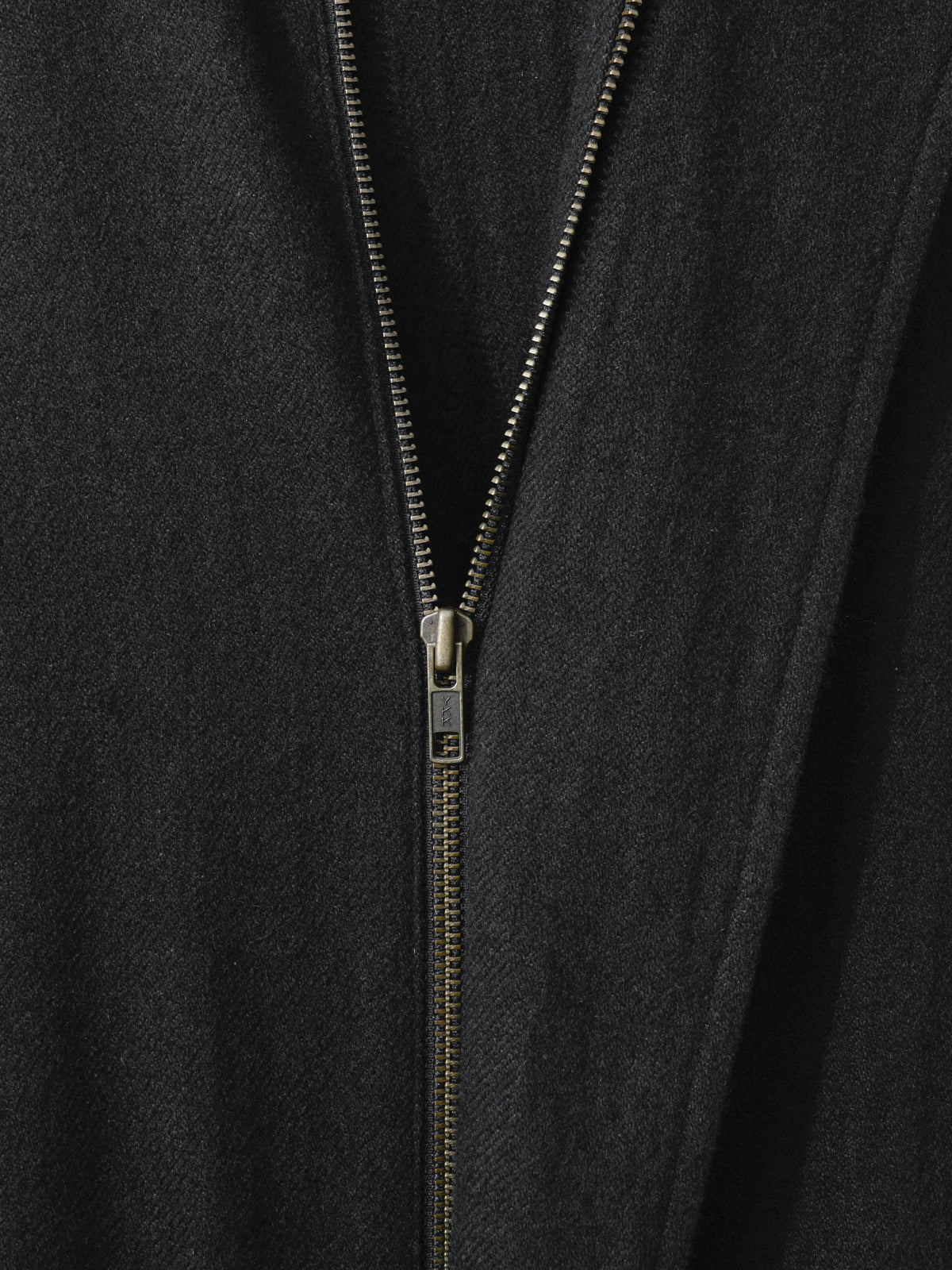 Zip Front Blouson Charcoal