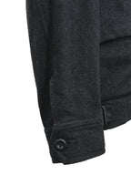 Zip Front Blouson Charcoal