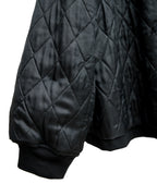 Fur Collar Blouson Black