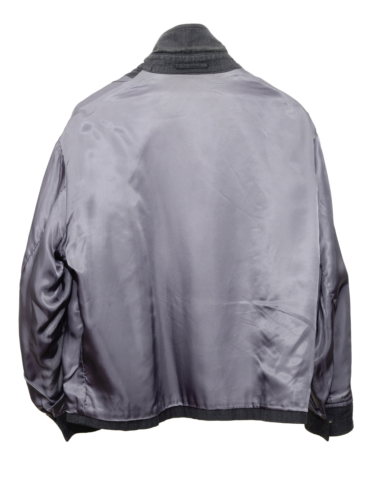 Zip Blouson Dark Grey