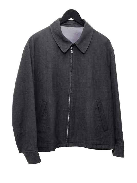 zip blouson dark grey ∙ wool cotton ∙ medium