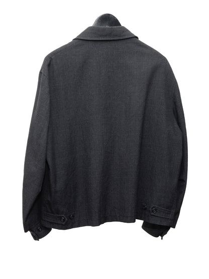 zip blouson dark grey ∙ wool cotton ∙ medium