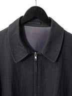 Zip Blouson Dark Grey