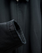 Fur Collar Blouson Black