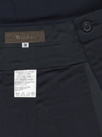 Double Pleat Trousers Navy