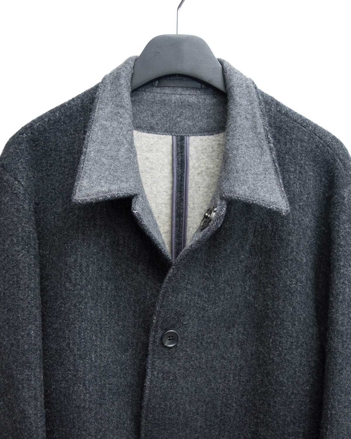 Faux Front Chore Jacket Charcoal