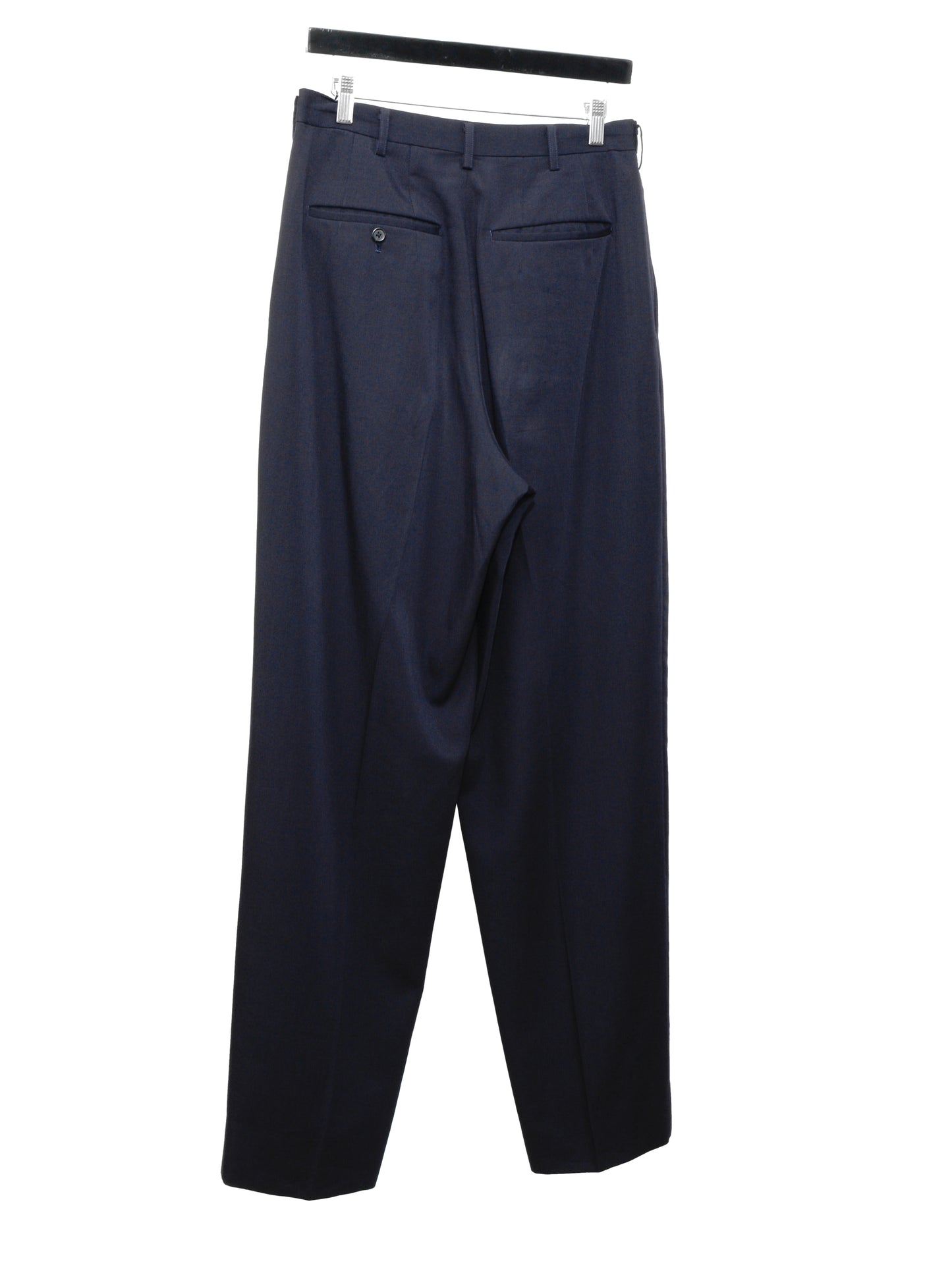 double pleat trousers navy ∙ wool ∙ medium