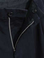 Double Pleat Trousers Navy