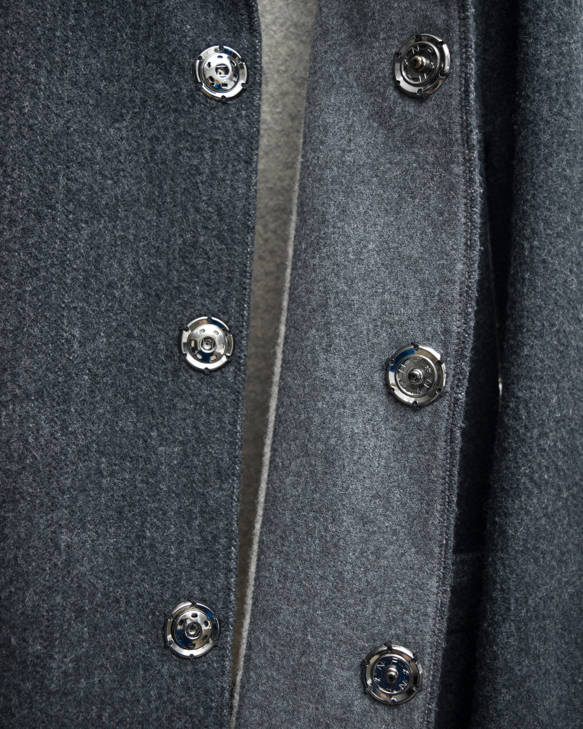 Faux Front Chore Jacket Charcoal