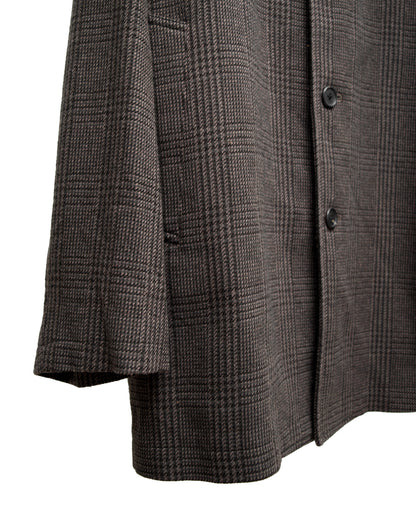 mid length jacket cedar ∙ glen plaid wool rayon nylon ∙ large