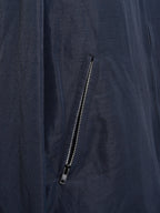 Zip Front Blouson Navy