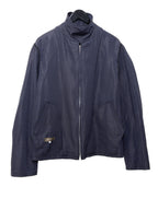 Zip Front Blouson Navy