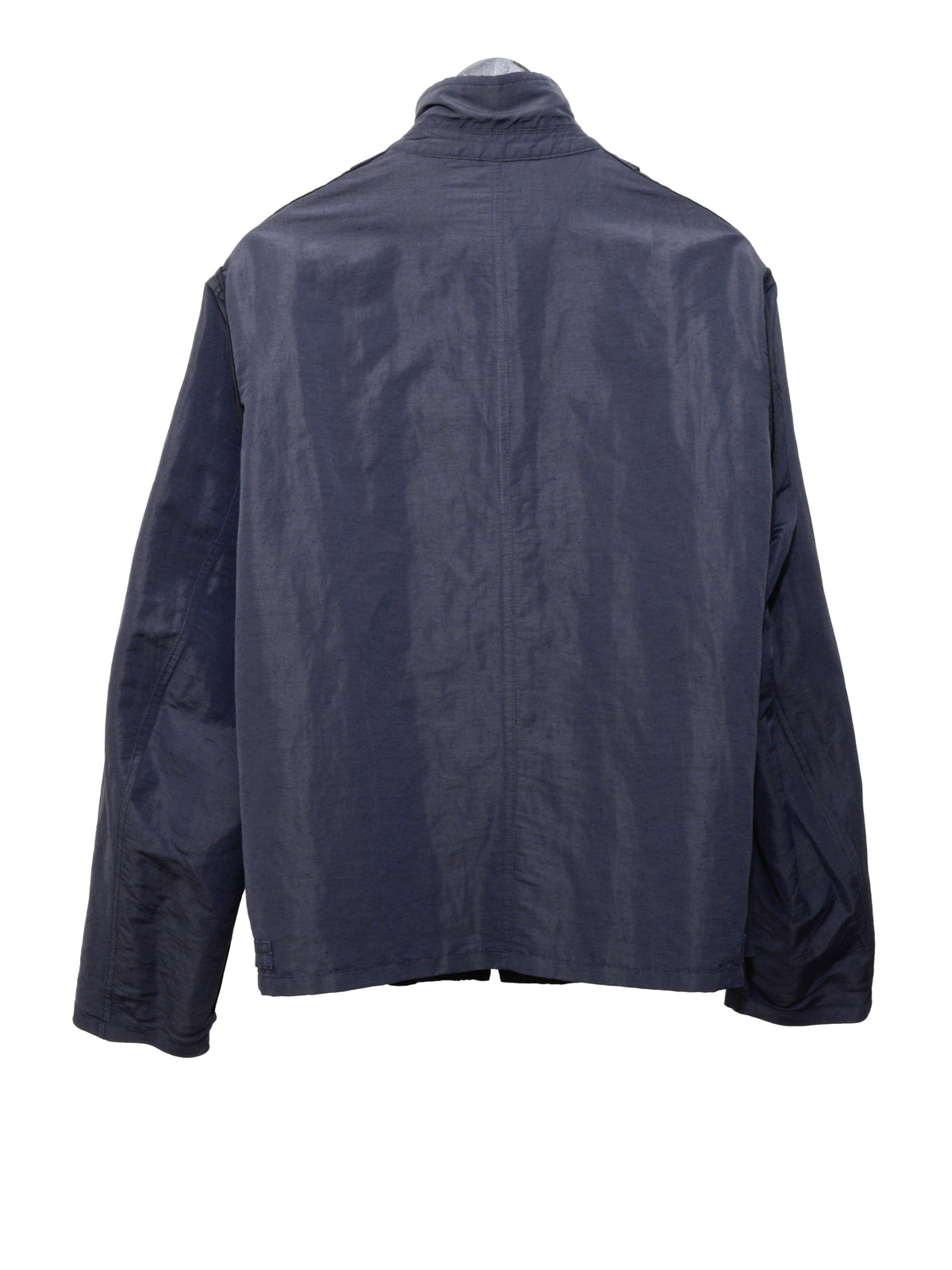 Zip Front Blouson Navy